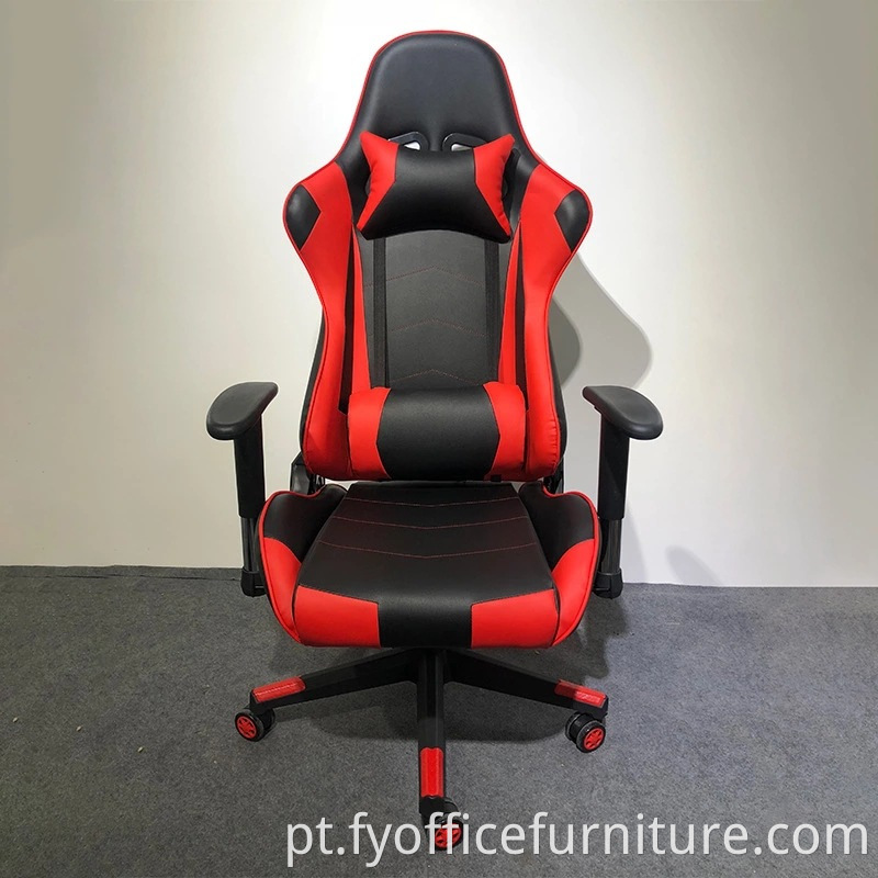 gaming chair with lumbar pillow 